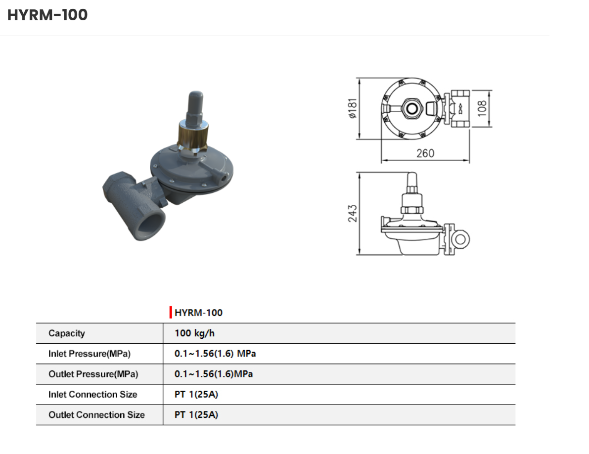 Catalogue HYRM-100